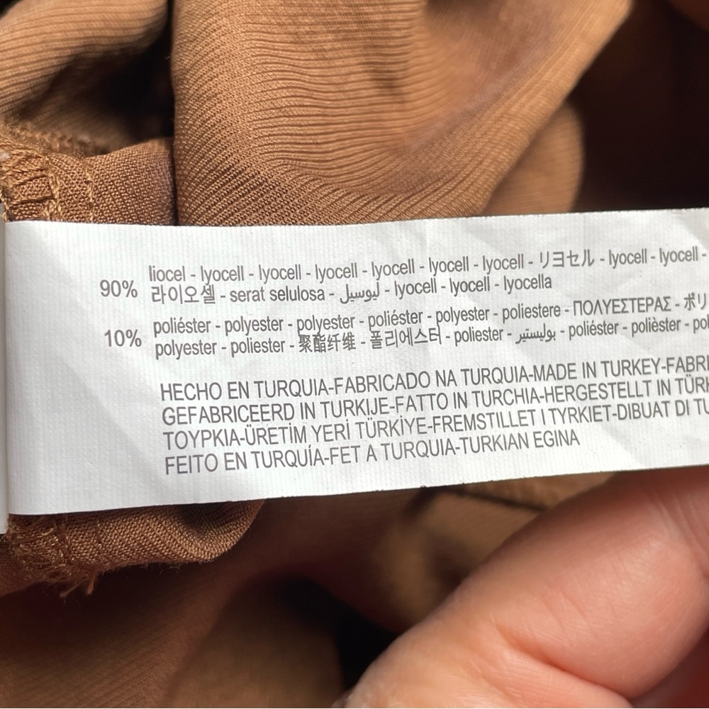 Zara Utility Jacket Romper in Warm Brown - Picture 8 of 9